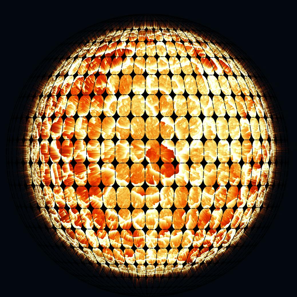 Eine Dysons Sphäre umschließt die Sonne.